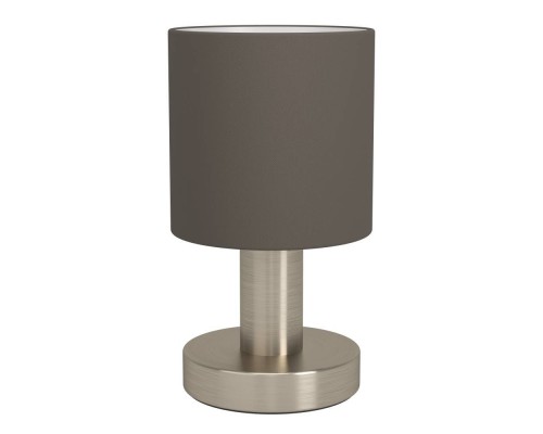 31842 Настольная лампа MONTETTO, 1X40W(E14), сталь, никель матовый, каппучино