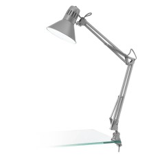 Настольная лампа Eglo Firmo 90874 серебряный E27 40 Вт