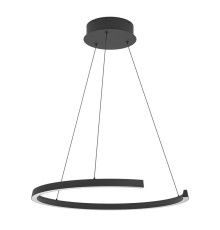 390533 Светодиодный подвес с регулировкой цветовой температуры LABONETE, 24,8W(LED), ?800, 2200-6500K, 4100lm, алюминий, сталь, черный, белый