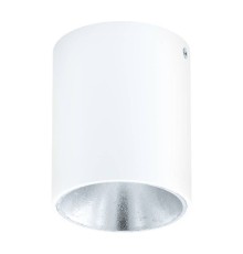 Потолочный светильник Eglo Polasso ф100 мм 94504 белый, серебряный LED 3,3 Вт 3000K