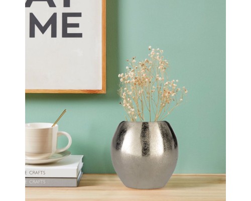 421287 Ваза декоративная ABUCAY, L165, B95, H175, алюминий, цвет никель