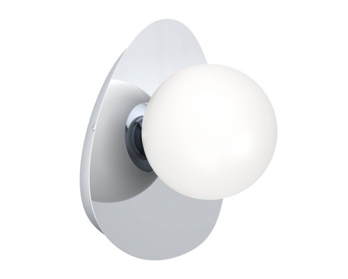 902095 Бра CASTROVIDO, 1X4,2W(G9),IP44, сталь, хром, белый