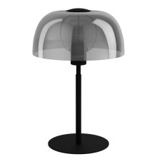 900141 Настольная лампа SOLO 2, 1x40W(E27), сталь, черный, стекло, черный прозрачн