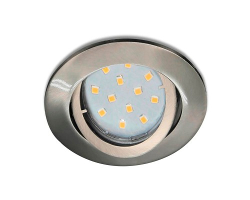 31691 Светод встраив спот TEDO, 1x5W(GU10-LED), 4000K, алюминий, никель мат