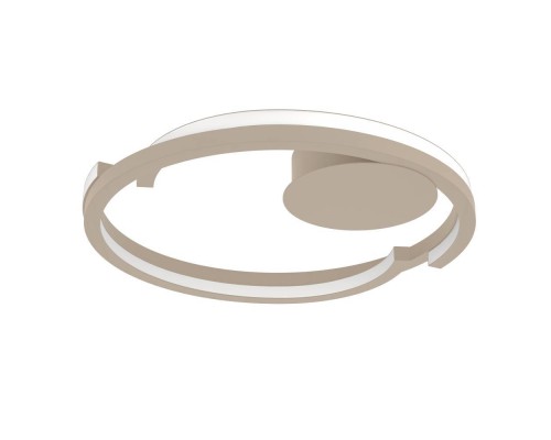 901823 Светодиодный настенно-потолочный светильник с регулировкой цветовой температуры MEZZOMONTE, 40W(LED), 2700-6500K, 3200lm, алюминий, сталь, песо