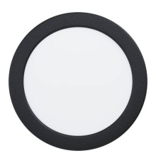 901414 Светодиод встраиваемый свет-к  с рег-кой цветовой темп-ры FUEVA 6, 10,5W(LED), ?168, IP44,2700K, 4000K, 6500K, 1200lm, пластик, черный, белый