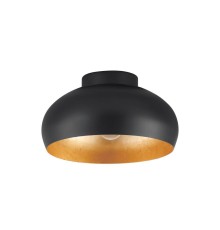900554 Потолочный светильник MOGANO 2, 1x40W(E27), ?280, сталь, черный, золотой
