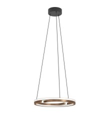 901826 Светодиодный подвес с регулировкой цветовой температуры MEZZOMONTE, 1X20W 1X20W(LED LED), 2700-6500K, 2220 2220lm, алюминий, сталь, бронзовый,