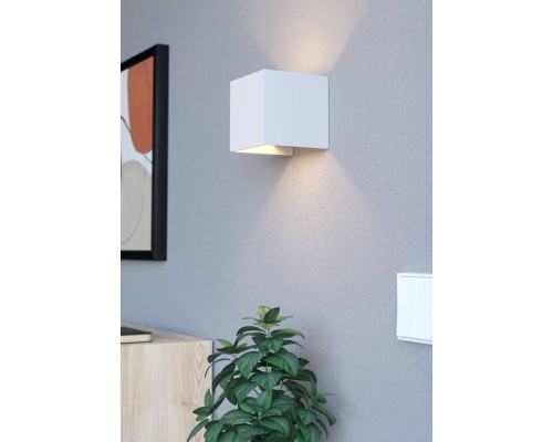 74116 Аккум настен свет-к  с датчиком движения  RINCINE, H100, 2,2W(LED), IP44, 4000K, 270lm, пластик, белый