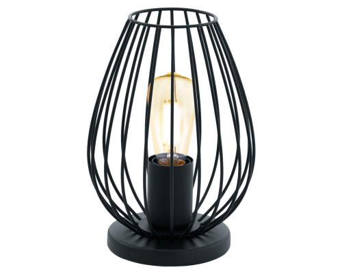 Настольная лампа Eglo Newtown 49481 черный E27 60 Вт