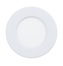 901416 Светодиод встраиваемый свет-к  с рег-кой цветовой темп-ры FUEVA 6, 3,7W(LED), ?88, IP44,2700K, 4000K, 6500K, 450lm, пластик, белый, белый