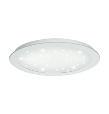 97594 Встраиваемый светильник FIOBBO, 21W (LED), 3000K, ?300, сталь, белый / пластик с эффектом кристаллов, белый