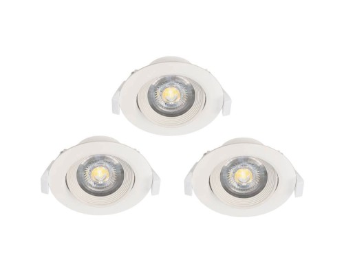 Комплект светодиодных светильников Eglo Sartiano ф90 мм 32896 белый LED 15 Вт 3000K