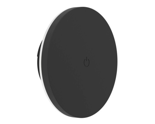 75874 Аккум. настенн. свет-к сенсорн., димм. VALGIANO, ?150, 5W(LED), IP44, 3000K, 4000K, 6500K, 300lm, пластик, черный