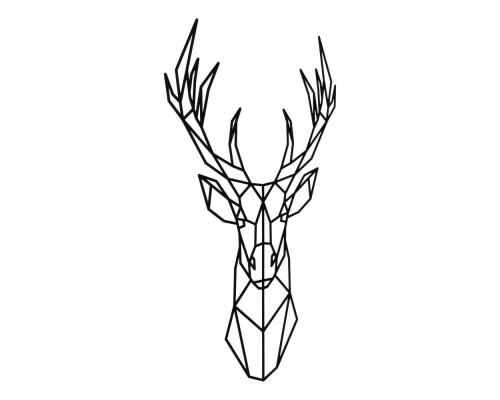 426024 Декоративное панно ANTIPOLO, L425, B2, H600, металл, черный