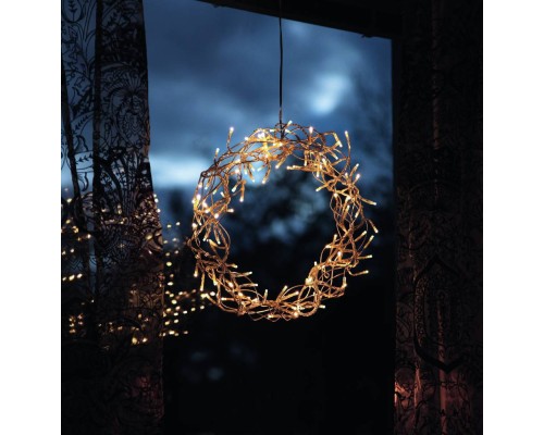 411012 Светодиодный рождественский венок CURLY