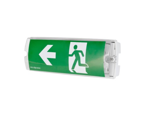 902202 Настенный свет-к EXIT A, 3W(LED), L-350, IP65, алюминий, белый