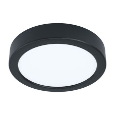 99233 Светодиодный накладной светильник FUEVA 5, 10,5W (LED), ?160, H28, 1350lm, 4000K, сталь, черный/