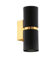 Настенный светильник Eglo Passa 95364 черный, золото GU10 3,3 Вт