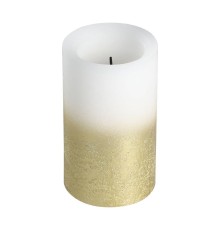 422462 Свеча LED рождественская AMBORIALA, LED, теплый белый, батарейки 2хААА (не входят в комплект), эффект мерцания, таймер 5/19 ч, воск/пластик/бел