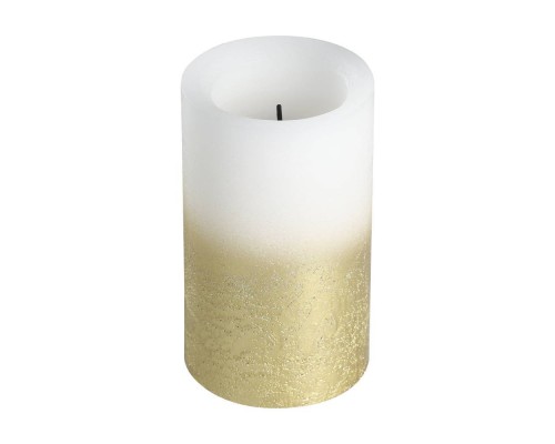 422462 Свеча LED рождественская AMBORIALA, LED, теплый белый, батарейки 2хААА (не входят в комплект), эффект мерцания, таймер 5/19 ч, воск/пластик/бел