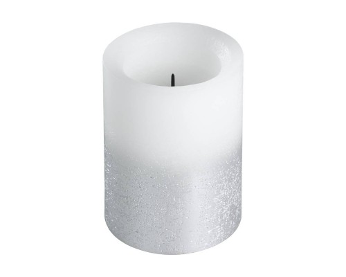 422467 Свеча LED рождественская AMBORIALA, LED, теплый белый, батарейки 2хААА (не входят в комплект), эффект мерцания, таймер 5/19 ч, воск/пластик/бел