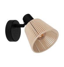 44138 Спот SEAGARD, 1X40W(E14), сталь, черный, кремовый