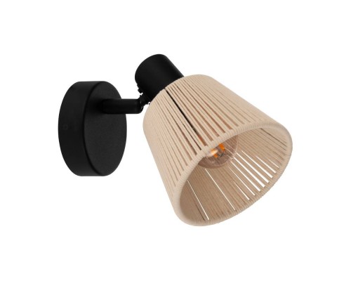 44138 Спот SEAGARD, 1X40W(E14), сталь, черный, кремовый