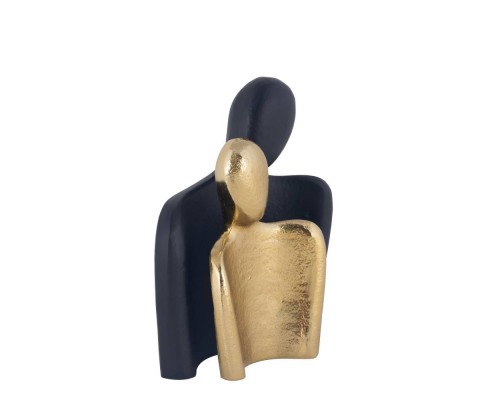 429755 Фигурка Пара ZADIWIN, L145, B35, H175, металл, черный, золотой