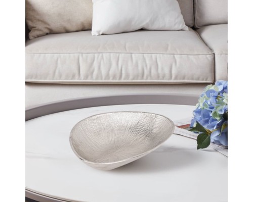 427043 Чаша декоративная FORLEYET, L245, B175, H50, алюминий, цвет никель