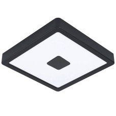 900283 Уличный настенно-потолочный светильник IPHIAS 2, LED 17W, 2000lm, IP44, L210, B210, H30, сталь, черный/ пластик, белый