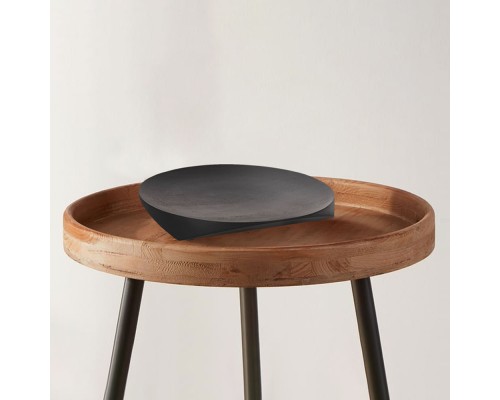 427145 Тарелка декоративная KABACAN, H40, ?250, дерево, черный