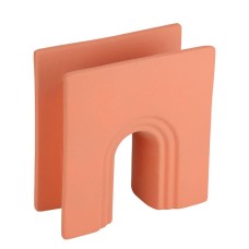 421033 Ваза декоративная IZUMO, L180, B70, H185, керамика, красно-коричневый