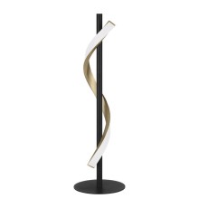 902137 Светодиодная настольная лампа с регулировкой цветовой температуры CONAPRATO, 8,8W(LED), 2700-6500K, 1050lm, алюминий, сталь, черный, латунь сос