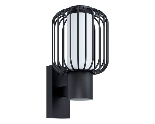 98721 Уличный светильник настенный RAVELLO, 1х28W(E27), L165, H275, A225, оцинк. сталь, черный/пласт