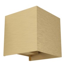 901091 Светод бра VALMONTONE, 2X1,5W(LED), алюминий, латунь состаренный, стекло, прозрачный, 3000K,