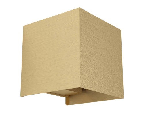 901091 Светод бра VALMONTONE, 2X1,5W(LED), алюминий, латунь состаренный, стекло, прозрачный, 3000K,