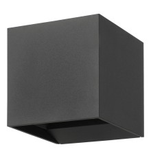 901065 Уличное бра CALPINO 3, 2X2,8W (LED), 3000K, 840lm, IP54, L100, H100, A100, литой алюминий, антрацитовый/прозрачное стекло