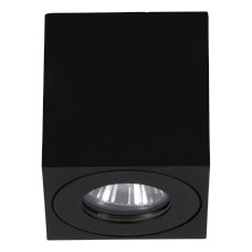 901029 Уличный потолочный светильник TORRECOLA, 1X35W (GU10), IP44, H85, алюминий, пластик, чёрный/прозрачное стекло