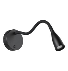 901818 Светодиодный спот OLIVANDINO, 3,8W(LED), 3000K, 320lm, сталь, черный, schwarz