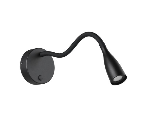 901818 Светодиодный спот OLIVANDINO, 3,8W(LED), 3000K, 320lm, сталь, черный, schwarz