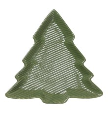 429866 Декоративный поднос CATACOL, фарфор, зелёный, 211?205?28 мм