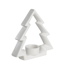 422406 Подсвечник рождественский CATACOL, керамика/белый 183х53х182 мм