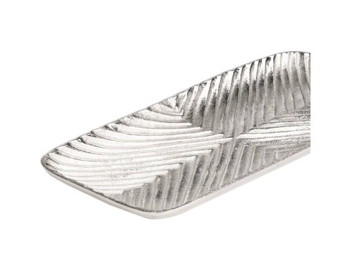 427479 Поднос NOSIMARO L320, B145, H25 алюминий никель