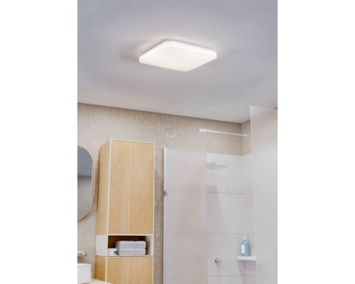 902076 Светодиодный настенно-потолочный светильник с регулировкой цветовой температуры FRANIA-IP, 18W(LED),IP44 , 3000K, 4000K, 6000K, 2100lm, сталь,