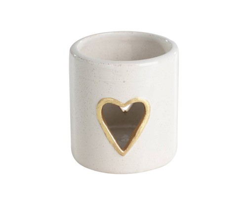 422409 Подсвечник рождественский CATACOL, светло-серый, бежевый, 80х82х80 мм