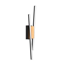 900491 Бра PANAGRIA, LED 2X6,3W, 1510lm, L75, H540, A85, алюминий, сталь, черный/пластик, белый