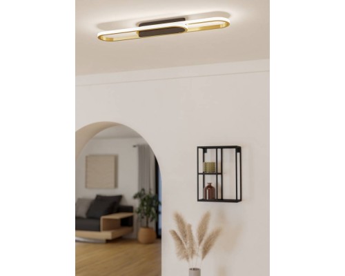 902159 Светодиодный настенно-потолочный светильник с регулировкой цветовой температуры CONIVARENA, 20W(LED), 2700K, 4000K, 6500K, 2500lm, сталь, алюми