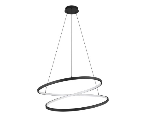 901138 Светод подвес RUOTALE, 42W(LED), ?700, алюминий, сталь, черный, пластик, белый, 3000K, 5000lm