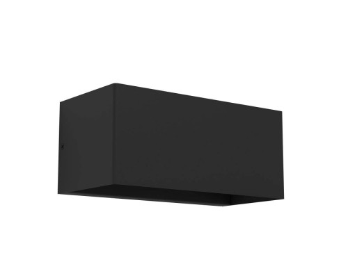 900292 Уличный настенный светильник LESMO, LED 4X2,2W, 920lm, IP44, L240, B105, A115, литой алюминий, черный/стекло, прозрачный